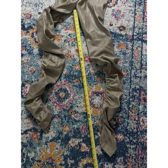 Planet by Lauren G Tan Scrunch Leggings One Size - Picture 5 of 8